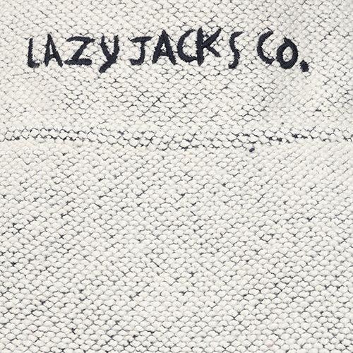 Grey Marl - Lifestyle - Lazy Jacks Mens Textured Quarter Zip Sweatshirt