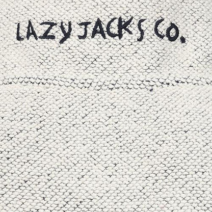Grey Marl - Lifestyle - Lazy Jacks Mens Textured Quarter Zip Sweatshirt
