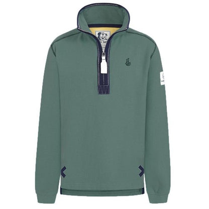 Front - Lazy Jacks Boys Quarter Zip Sweatshirt