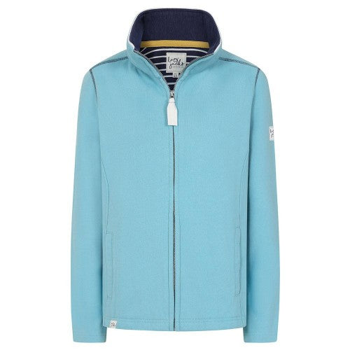 Front - Lazy Jacks Womens/Ladies Logo Full Zip Sweatshirt