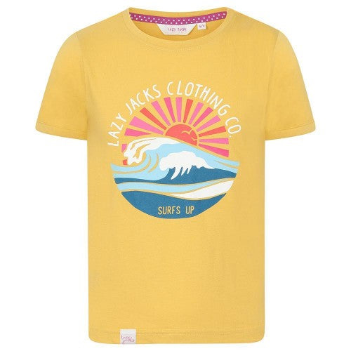 Front - Lazy Jacks Girls Graphic T-Shirt