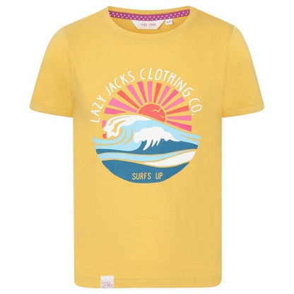 Front - Lazy Jacks Girls Graphic T-Shirt