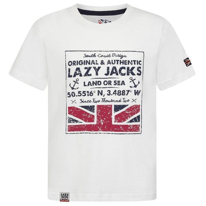 Front - Lazy Jacks Boys Printed Cotton T-Shirt