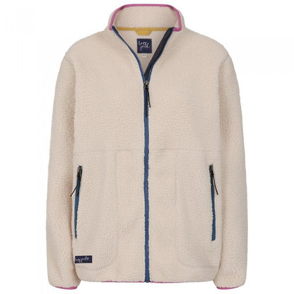 Front - Lazy Jacks Womens/Ladies Sherpa Fleece Full Zip Jacket