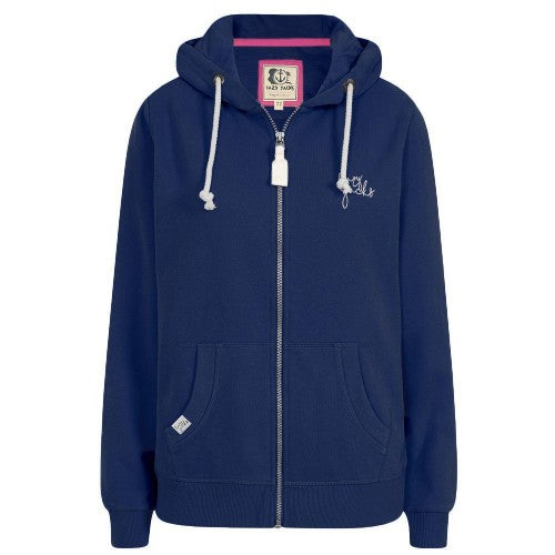 Front - Lazy Jacks Womens/Ladies Full Zip Hoodie