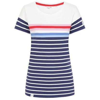 Front - Lazy Jacks Womens/Ladies Breton Top