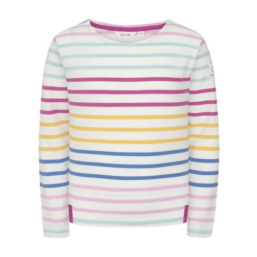 Front - Lazy Jacks Girls Breton Top