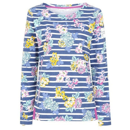 Front - Lazy Jacks Womens/Ladies Printed Breton Top