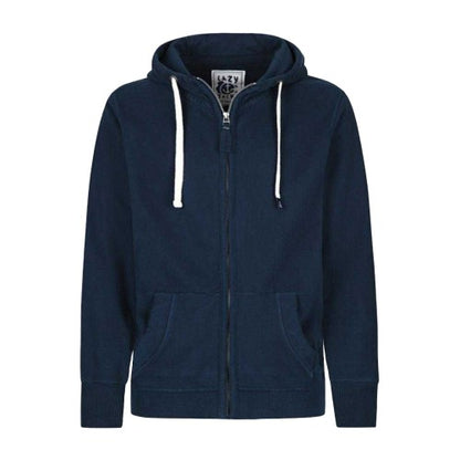 Front - Lazy Jacks Mens Drawstring Full Zip Hoodie