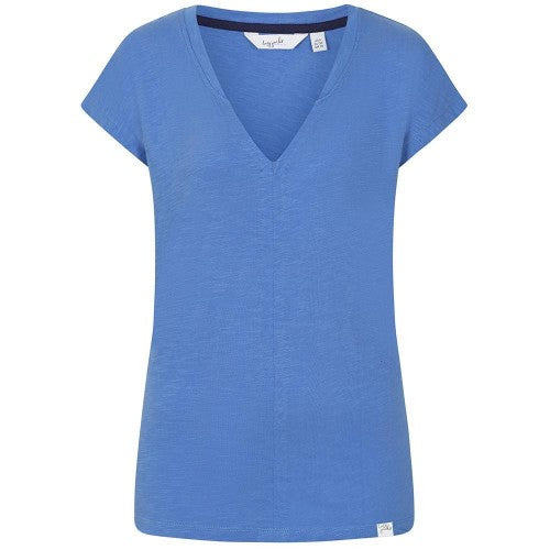 Front - Lazy Jacks Womens/Ladies V Neck T-Shirt