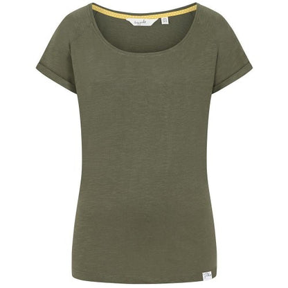 Front - Lazy Jacks Womens/Ladies Rolled Sleeves T-Shirt