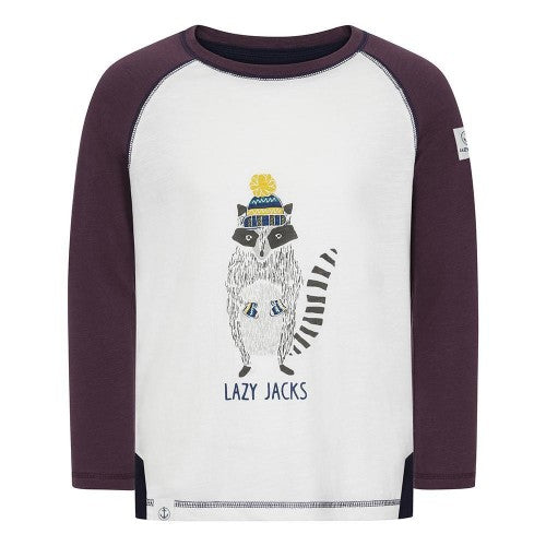 Front - Lazy Jacks Childrens/Kids Racoon T-Shirt
