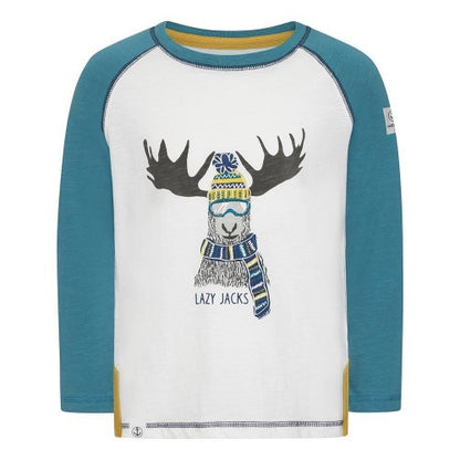 Front - Lazy Jacks Childrens/Kids Moose T-Shirt