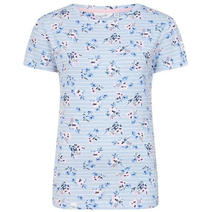 Front - Lazy Jacks Womens/Ladies Meadow Floral T-Shirt