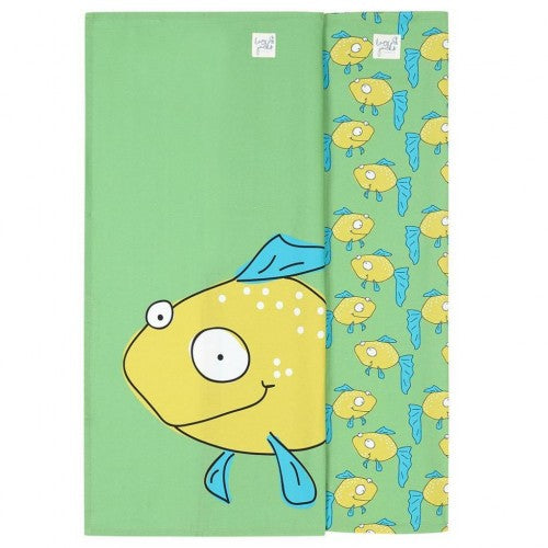 Front - Lazy Jacks Fish Tea Towel (Pack of 2)
