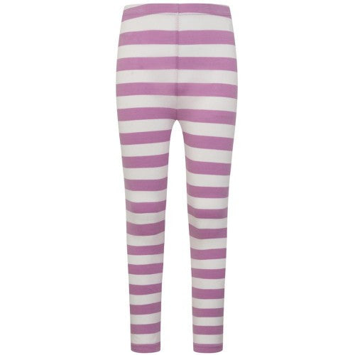 Front - Lazy Jacks Girls Stripe Leggings