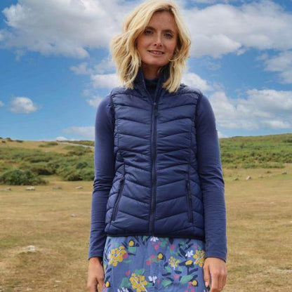 Front - Lazy Jacks Womens/Ladies Padded Gilet