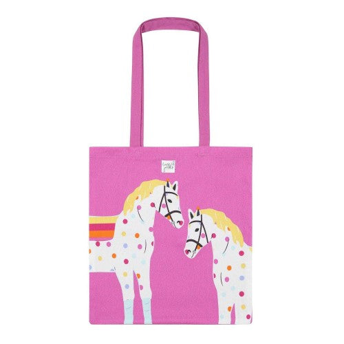 Front - Lazy Jacks Pony Tote Bag