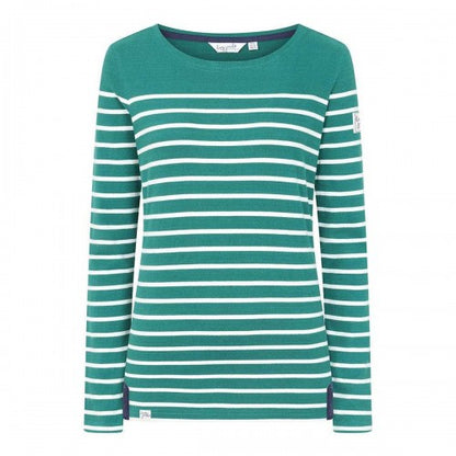 Front - Lazy Jacks Womens/Ladies Striped Breton Top