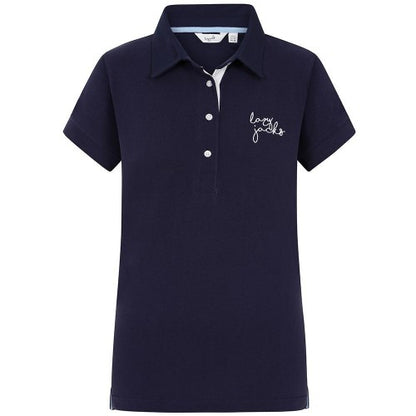 Front - Lazy Jacks Womens/Ladies Embroidered Logo Polo Shirt