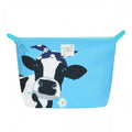 Front - Lazy Jacks Cow Cosmetic Bag
