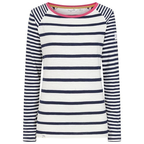 Front - Lazy Jacks Womens/Ladies Raglan Long-Sleeved T-Shirt
