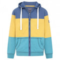 Front - Lazy Jacks Childrens/Kids Colour Block Heather Full Zip Hoodie