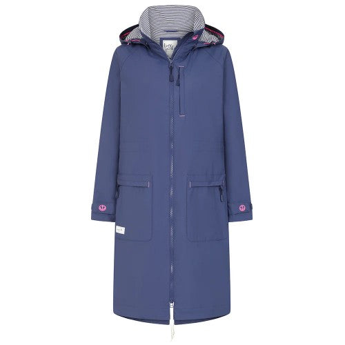 Front - Lazy Jacks Womens/Ladies Long Length Snug Fit Waterproof Jacket