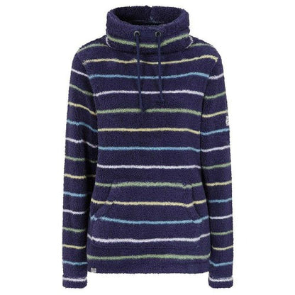 Front - Lazy Jacks Womens/Ladies Striped Roll Neck Sweatshirt