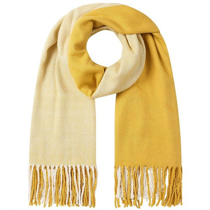 Front - Lazy Jacks Colour Block Oversized Blanket Scarf