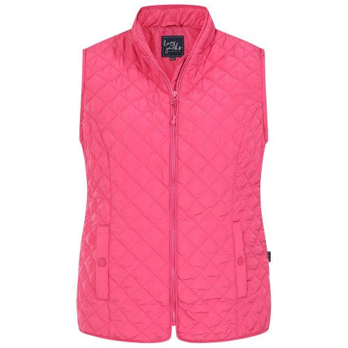 Front - Lazy Jacks Womens/Ladies Quilted Gilet