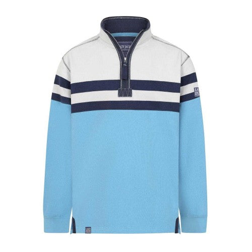 Front - Lazy Jacks Mens Quarter Zip Sweatshirt