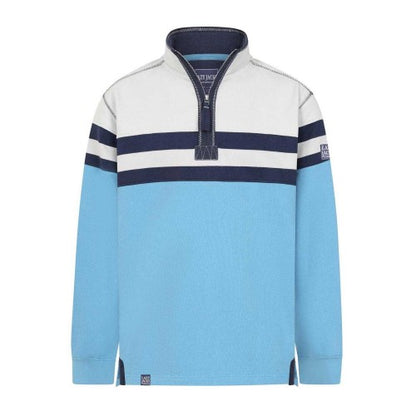 Front - Lazy Jacks Mens Quarter Zip Sweatshirt