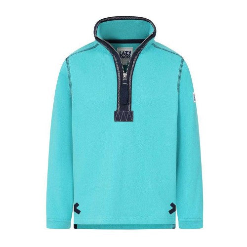 Front - Lazy Jacks Boys Quarter Zip Sweatshirt