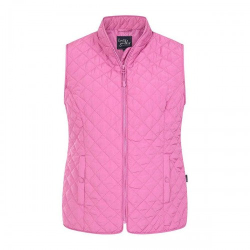 Front - Lazy Jacks Womens/Ladies Quilted Gilet