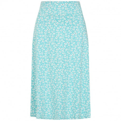 Front - Lazy Jacks Womens/Ladies Buttercups Jersey Midi Skirt