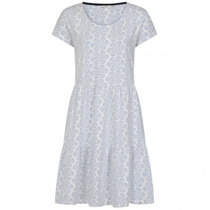 Front - Lazy Jacks Womens/Ladies Swirl Midi Dress