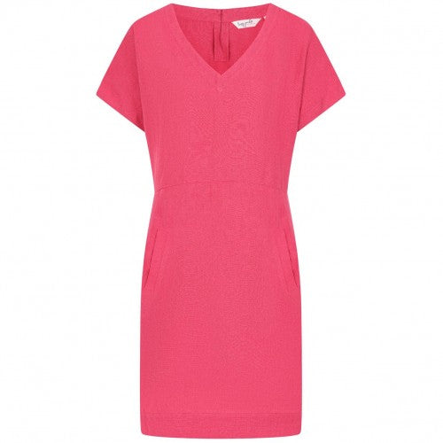 Front - Lazy Jacks Womens/Ladies Linen Midi Dress