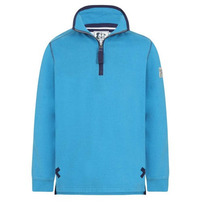 Front - Lazy Jacks Womens/Ladies Soft Touch Quarter Zip Sweatshirt