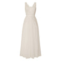 Front - Little Mistress Womens/Ladies A-Line Applique Bridal Dress