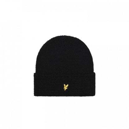 Front - Lyle & Scott Mens Waffle Beanie