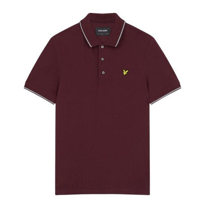 Front - Lyle & Scott Mens Tipped Polo Shirt