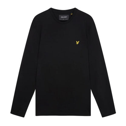 Front - Lyle & Scott Mens Plain Long-Sleeved T-Shirt