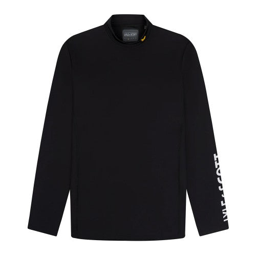 Front - Lyle & Scott Mens Technical Golf Base Layer Top