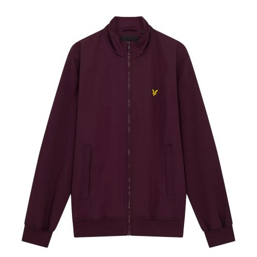 Front - Lyle & Scott Mens Mesh Funnel Neck Jacket