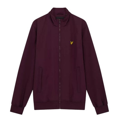 Front - Lyle & Scott Mens Mesh Funnel Neck Jacket