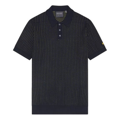 Front - Lyle & Scott Mens Grid Polo Shirt