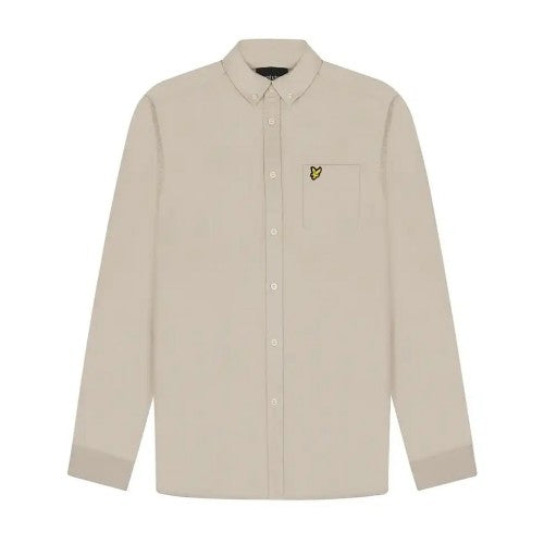Front - Lyle & Scott Mens Oxford Lightweight Regular Shirt