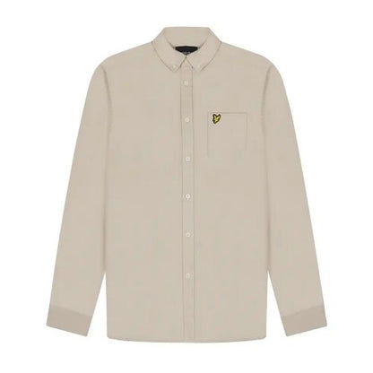 Front - Lyle & Scott Mens Oxford Lightweight Regular Shirt