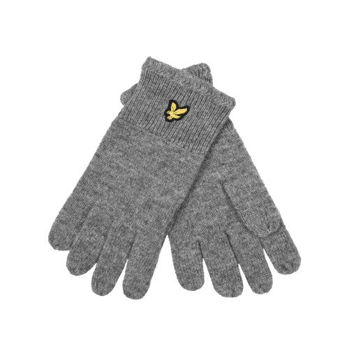 Front - Lyle & Scott Racked Ribbed Gloves